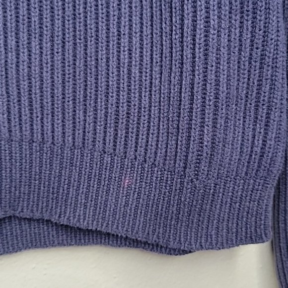 Timberland Heavy Knit Navy Blue Sweater, Size M - Picture 9 of 9